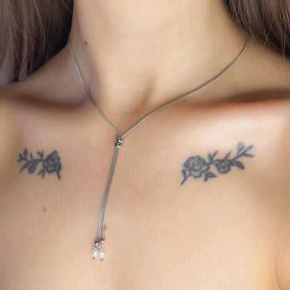 Koljė su tikrais perlais