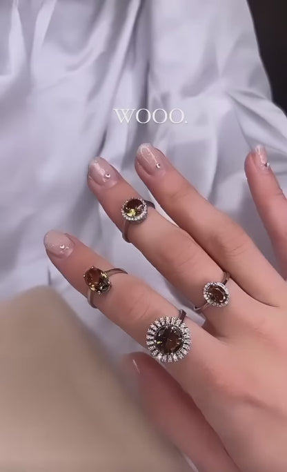 925 Sidabrinis Rodžiuotas Žiedas su Spalvą Keičiančiu Sultanitu