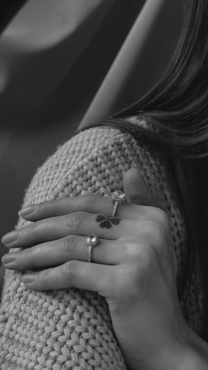 Sidabrinis žiedas "Soleste"